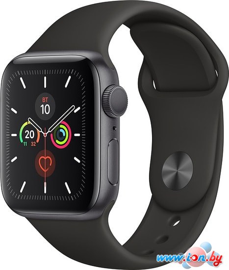 Умные часы Apple Watch Series 5 40 мм (алюминий серый космос/черный спортивный) в Бресте