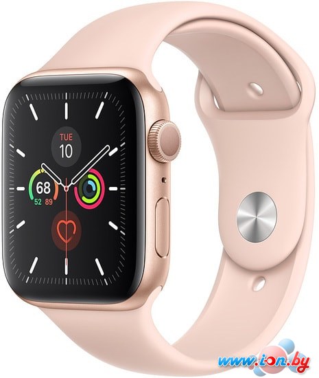 Умные часы Apple Watch Series 5 44 мм (алюминий золотистый/розовый песок) в Бресте