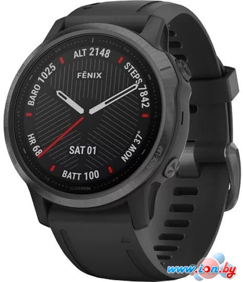 Умные часы Garmin Fenix 6s Sapphire (серый DLC/черный) в Бресте