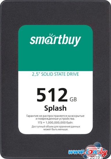 SSD SmartBuy Splash 2019 512GB SBSSD-512GT-MX902-25S3 в Могилёве