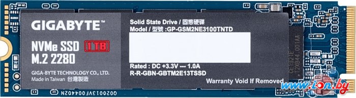 SSD Gigabyte NVMe 1TB GP-GSM2NE3100TNTD в Бресте