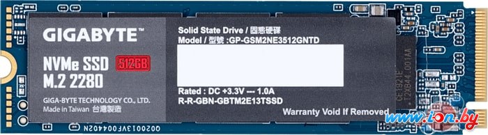 SSD Gigabyte NVMe 512GB GP-GSM2NE3512GNTD в Могилёве