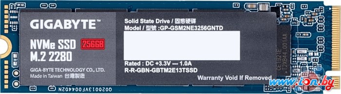 SSD Gigabyte NVMe 256GB GP-GSM2NE3256GNTD в Бресте