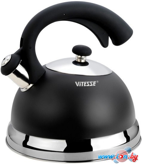 Чайник со свистком Vitesse VS-1116 (черный) в Бресте
