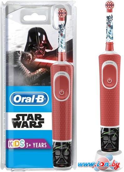 Электрическая зубная щетка Braun Oral-B Kids StarWars D100.413.2K в Могилёве