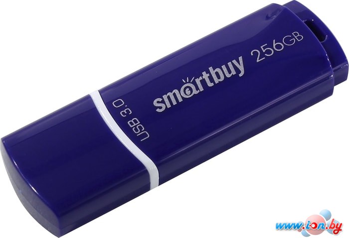 USB Flash SmartBuy Crown 256GB (синий) в Могилёве