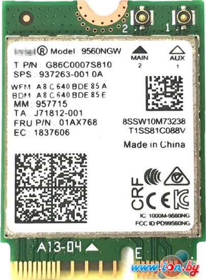 Wi-Fi/Bluetooth адаптер Intel 9560NGW в Могилёве