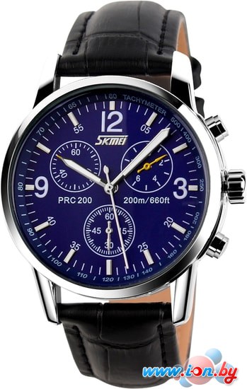 Наручные часы Skmei 9070 (черный/синий) в Гомеле