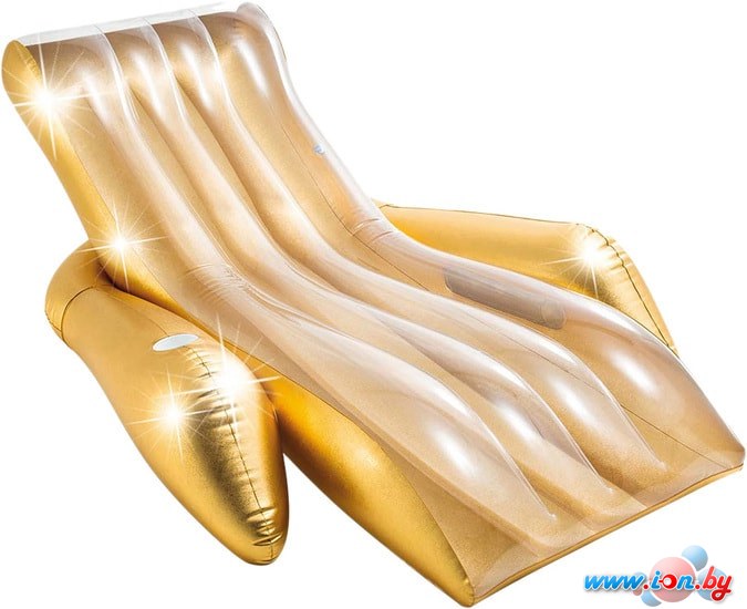 Надувной шезлонг Intex Shimmering Gold Lounge 56803 в Гомеле