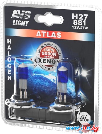 Галогенная лампа AVS Atlas H27/881 2шт в Гомеле