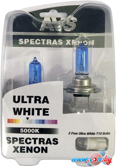 Галогенная лампа AVS Spectras Xenon H7+T10 4шт в Бресте