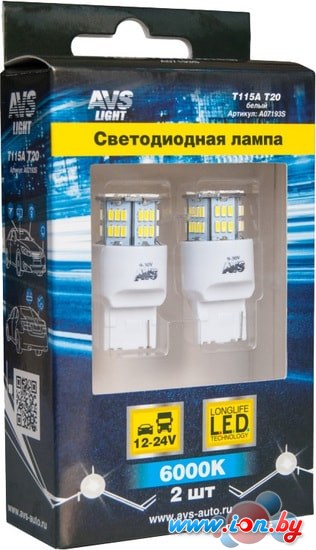 Светодиодная лампа AVS T20 T115A 2шт в Могилёве