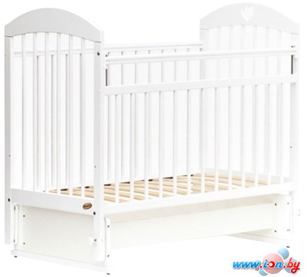 Классическая детская кроватка Bambini М 01.10.20 (белый) в Гомеле