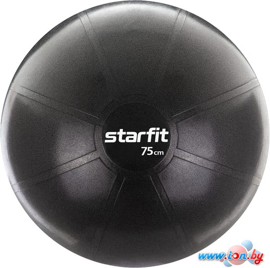 Мяч Starfit Pro GB-107 75 см антивзрыв (черный) в Гомеле