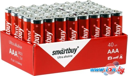 Батарейки SmartBuy Ultra Alkaline AAA 40 шт. LR03/40 в Бресте