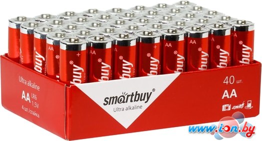 Батарейки SmartBuy Ultra Alkaline AA 40 шт. LR6/40 в Бресте