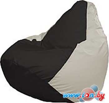 Кресло-мешок Flagman Груша Мини Г0.1-392 (чёрный/белый) в Гомеле