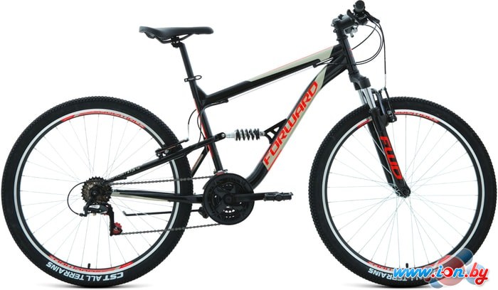Велосипед Forward Raptor 27.5 1.0 р.16 2020 (черный/красный) в Бресте