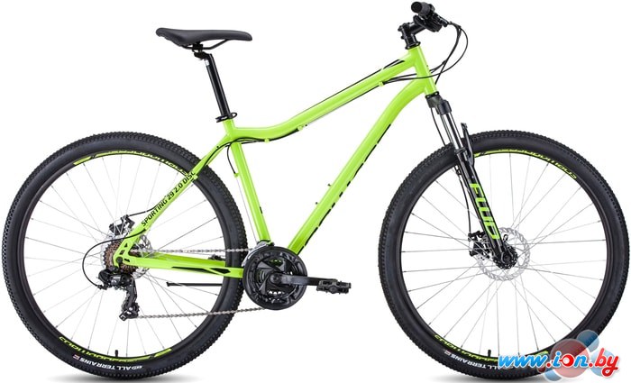 Велосипед Forward Sporting 29 2.0 disc р.21 2020 (зеленый) в Гомеле