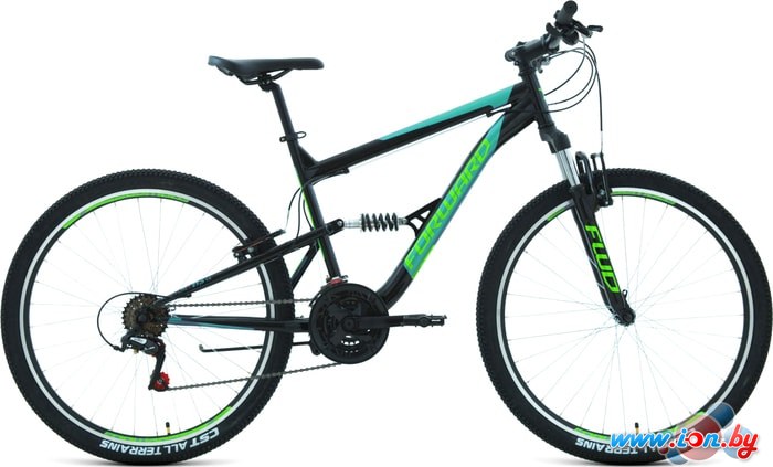 Велосипед Forward Raptor 27.5 1.0 р.16 2020 (черный/голубой) в Бресте