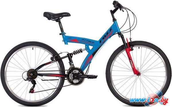 Велосипед Foxx Attack 26 р.20 2020 (синий) в Гомеле