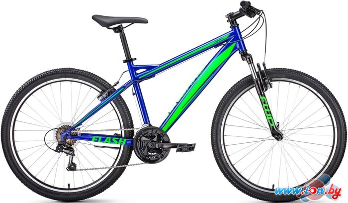 Велосипед Forward Flash 26 1.0 р.15 2020 (синий/зеленый) в Могилёве
