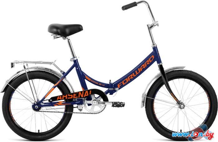 Велосипед Forward Arsenal 20 1.0 р.14 2020 (синий/оранжевый) в Гомеле