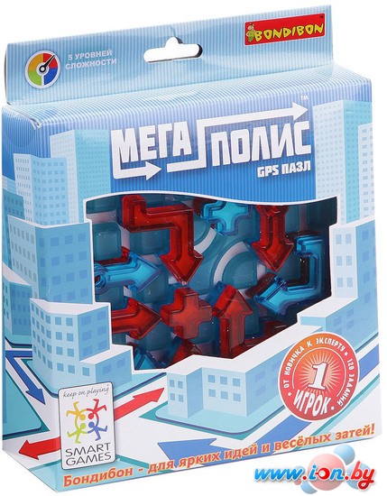 Настольная игра Bondibon Мегаполис-GPS пазл [ВВ1056] в Бресте