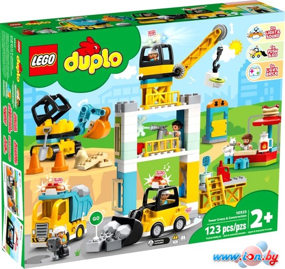 Конструктор LEGO Duplo 10933 Башенный кран на стройке в Могилёве