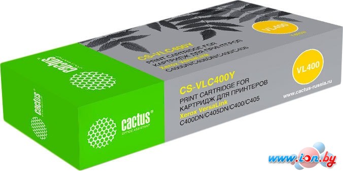 Картридж CACTUS CS-VLC400Y (аналог Xerox 106R03533) в Гомеле