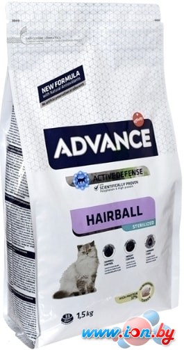 Сухой корм для кошек Advance Sterilized Hairball 10 кг в Могилёве