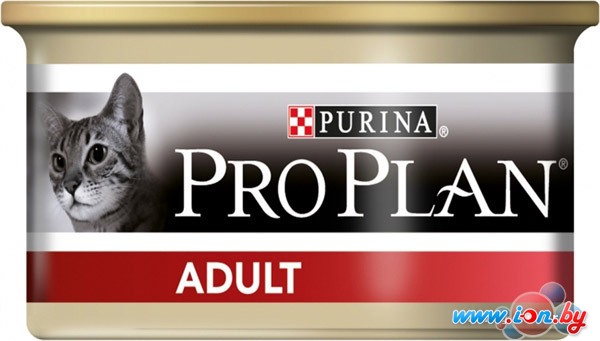 Консервированный корм для кошек Pro Plan Adult с курицей в банке 0.085 кг в Могилёве