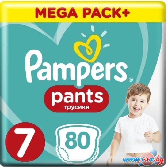 Трусики-подгузники Pampers Pants 7 (80 шт) в Гомеле