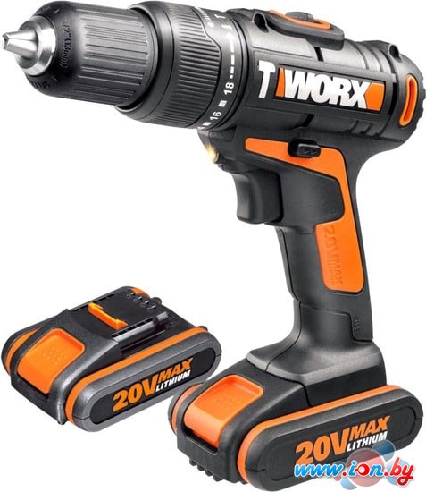 Дрель-шуруповерт Worx WX371.1 (с 2-мя АКБ, кейс) в Могилёве