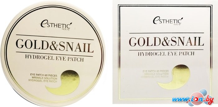 Esthetic House Gold & Snail Hydrogel Eyepatch в Гомеле