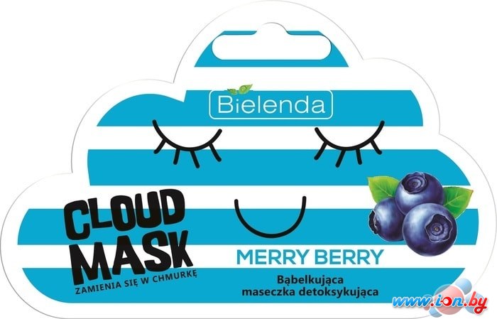 Bielenda Cloud Mask Merry Berry Детоксифицирующая Кислородная 6 г в Гомеле