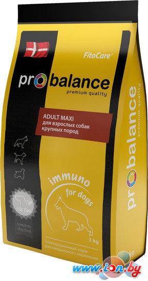Сухой корм для собак Probalance Immuno Adult Maxi 15 кг в Могилёве
