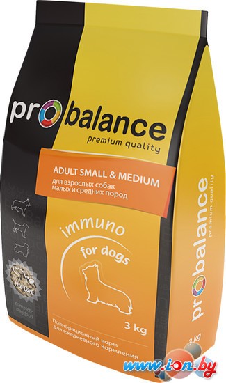 Сухой корм для собак Probalance Immuno Adult Small & Medium 15 кг в Бресте