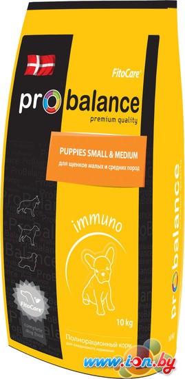 Сухой корм для собак Probalance Immuno Puppies Small & Medium 10 кг в Бресте