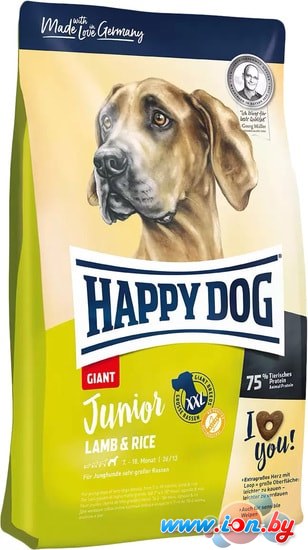 Сухой корм для собак Happy Dog Junior Giant Lamb & Rice 15 кг в Бресте