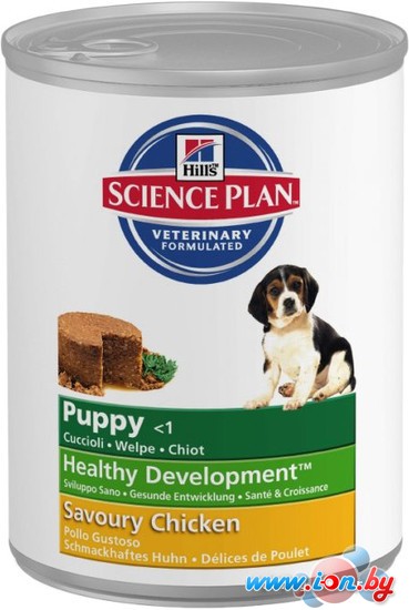 Консервированный корм для собак Hills Science Plan Puppy Savoury Chicken 0.37 кг в Могилёве