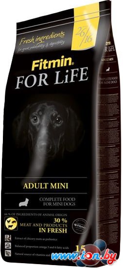 Сухой корм для собак Fitmin For Life Adult mini 15 кг в Бресте