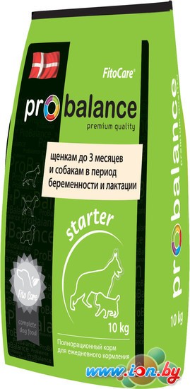 Сухой корм для собак Probalance Starter 10 кг в Бресте