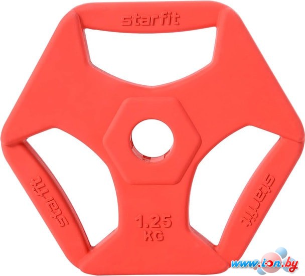 Диск Starfit BB-205 1.25 кг (красный) в Витебске