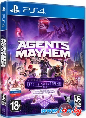 Игра Agents of Mayhem. Издание первого дня для PlayStation 4 в Могилёве