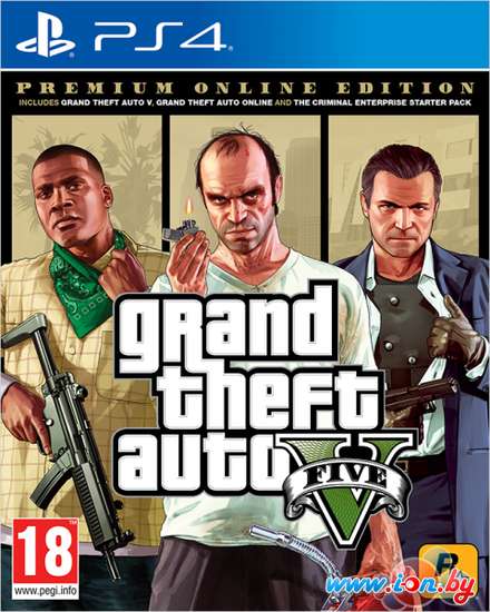 Игра Grand Theft Auto V. Premium Online Edition для PlayStation 4 в Могилёве