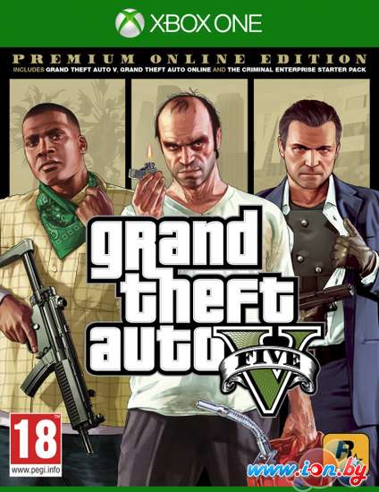 Игра Grand Theft Auto V. Premium Online Edition для Xbox One в Бресте