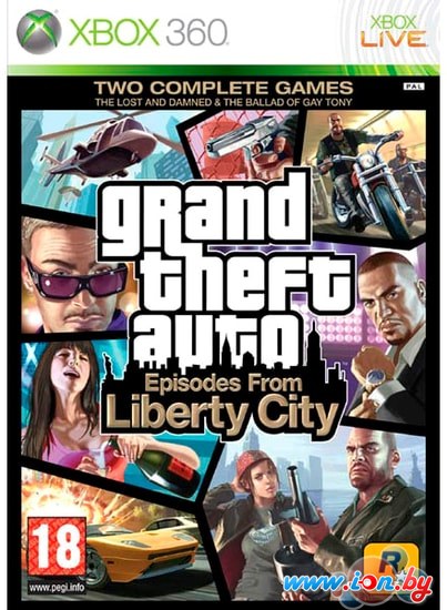 Игра Grand Theft Auto: Episodes From Liberty City для Xbox 360 в Бресте