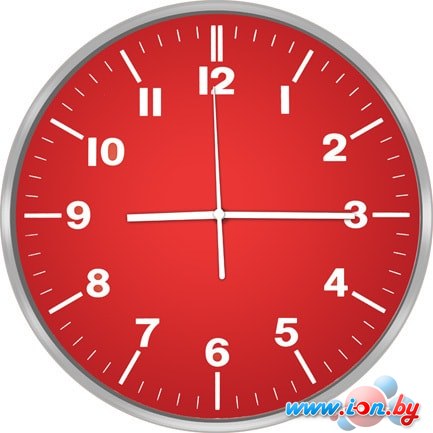 Настенные часы CENTEK СТ-7100 (красный) в Бресте