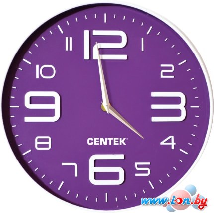 Настенные часы CENTEK СТ-7101 (фиолетовый) в Бресте